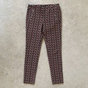 Zara Retro Pattern Pants
